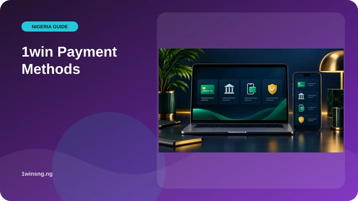 1win Payment Methods illustration
