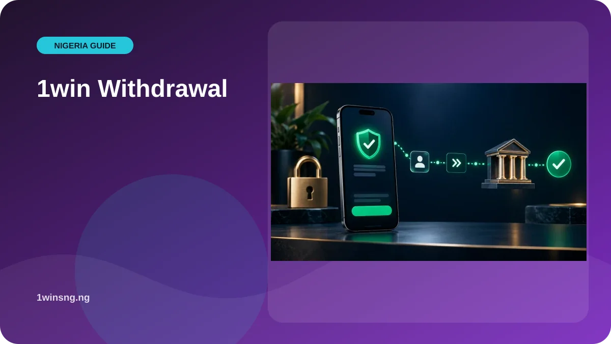 1win Withdrawal illustration